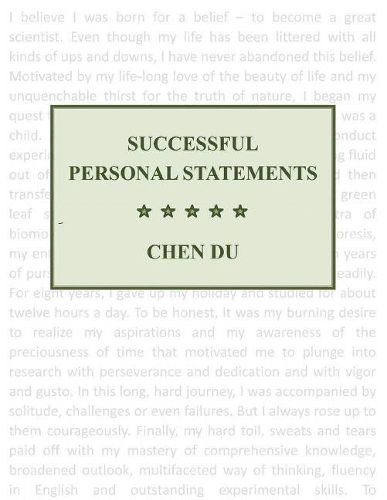 Cover image for Successful Personal Statements