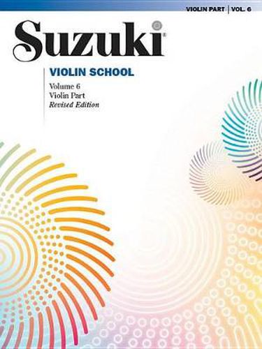 Cover image for Suzuki Violin School 6 (Revised): International Edition