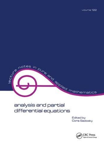 Cover image for Analysis and Partial Differential Equations: A Collection of Papers Dedicated to Mischa Cotlar