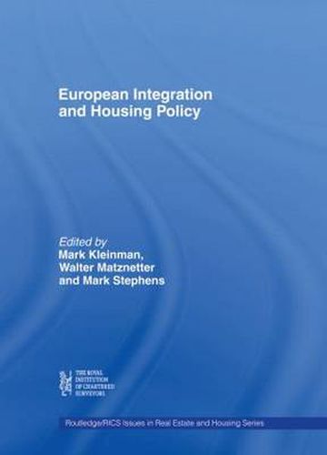 Cover image for European Integration and Housing Policy