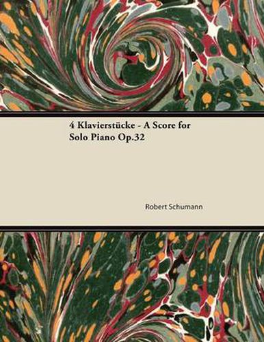 Cover image for 4 Klavierstucke - A Score for Solo Piano Op.32