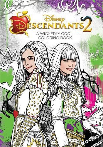 Cover image for Descendants 2 a Wickedly Cool Coloring Book