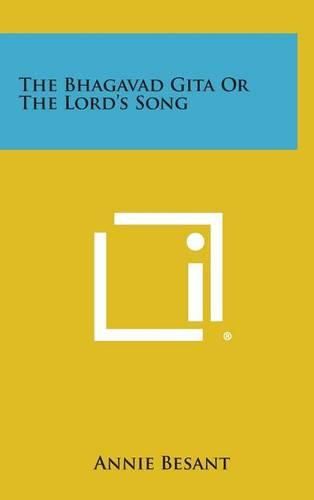 Cover image for The Bhagavad Gita or the Lord's Song