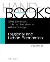 Cover image for Handbook of Regional and Urban Economics