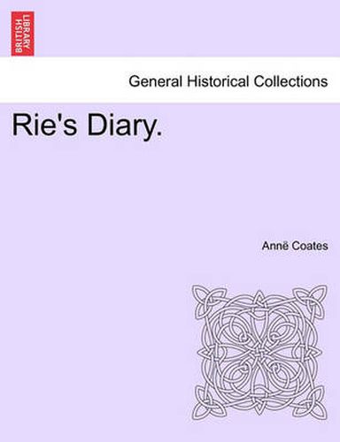 Cover image for Rie's Diary.