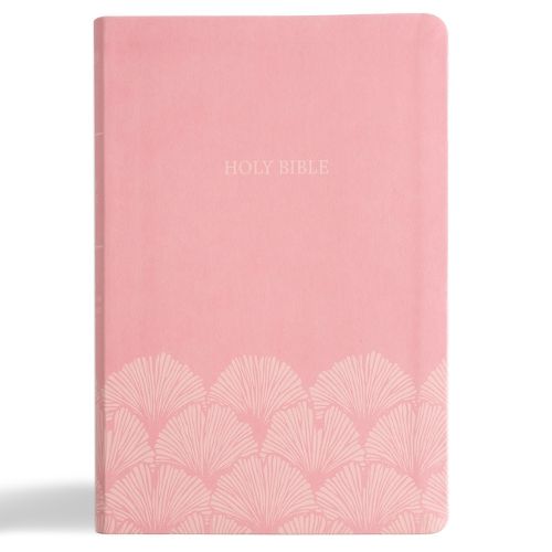 Cover image for NASB Large Print Thinline Bible, Value Edition, Soft Pink Leathertouch