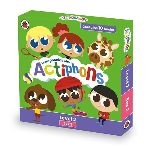 Cover image for Actiphons Level 2 Box 2: Books 9-18: Learn phonics and get active with Actiphons!