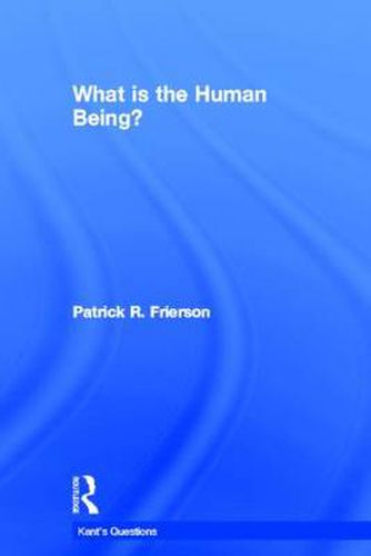 Cover image for What is the Human Being?