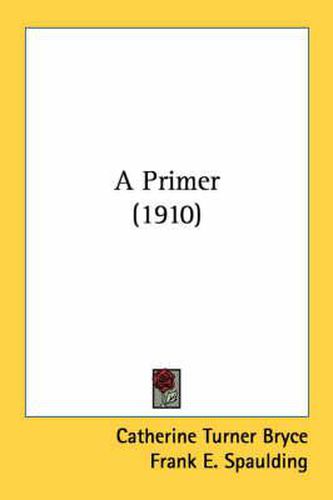 Cover image for A Primer (1910)