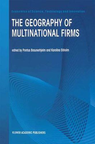 Cover image for The Geography of Multinational Firms