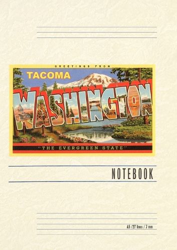 Cover image for Vintage Lined Notebook Greetings from Tacoma