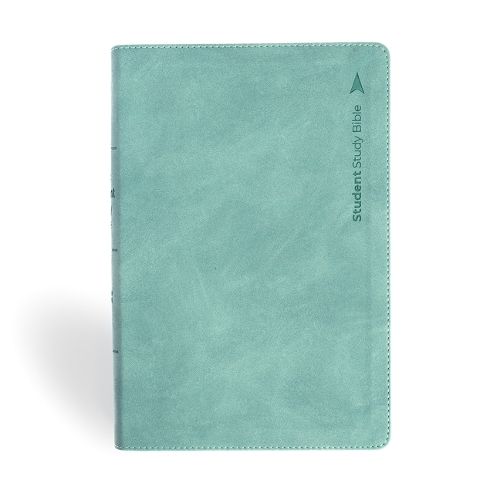Cover image for CSB Student Study Bible, Earthen Teal Suedesoft Leathertouch, Indexed