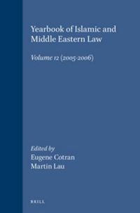 Cover image for Yearbook of Islamic and Middle Eastern Law, Volume 12 (2005-2006)