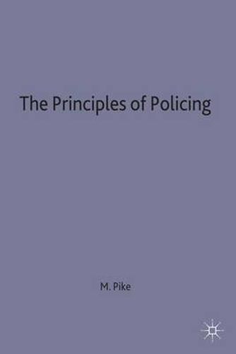 Cover image for The Principles of Policing