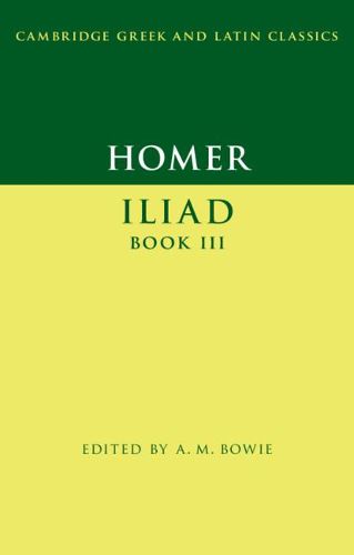 Cover image for Homer: Iliad Book III