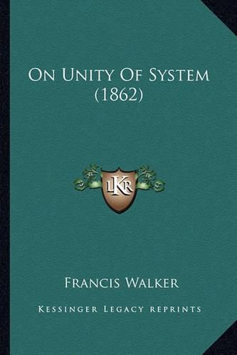 On Unity of System (1862)