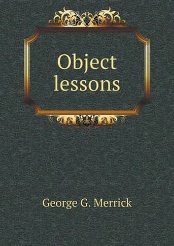 Cover image for Object lessons