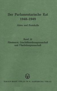 Cover image for AEltestenrat, Geschaftsordnungsausschuss Und UEberleitungsausschuss