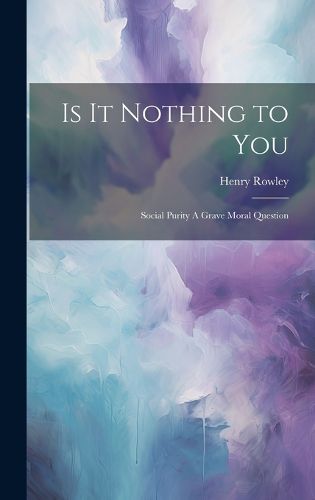 Cover image for Is it Nothing to You