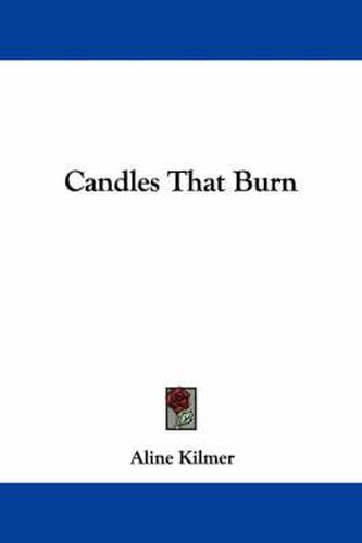 Cover image for Candles That Burn