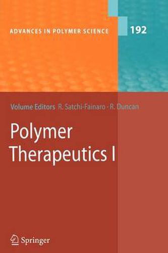 Cover image for Polymer Therapeutics I: Polymers as Drugs, Conjugates and Gene Delivery Systems