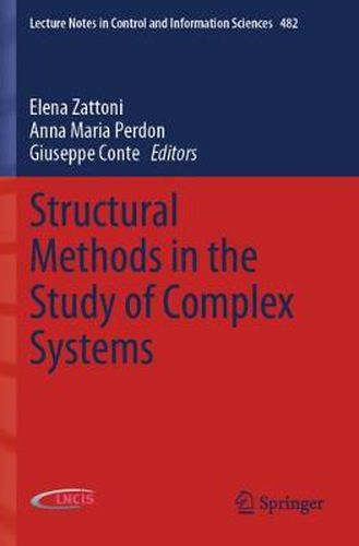 Cover image for Structural Methods in the Study of Complex Systems