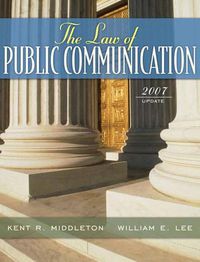 Cover image for The Law of Public Communication, 2007 Update Edition