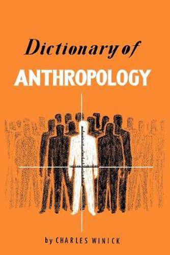 Cover image for Dictionary of Anthropology