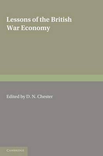 Cover image for Lessons of the British War Economy