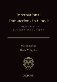 Cover image for International Transactions in Goods: Global Sales in Comparative Context