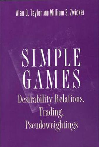 Simple Games: Desirability Relations, Trading Pseudoweightings