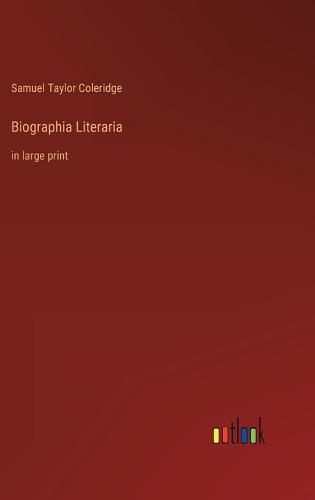 Cover image for Biographia Literaria