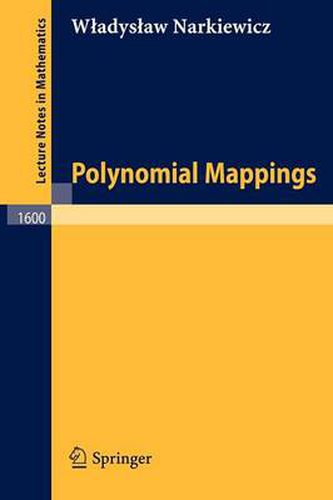 Cover image for Polynomial Mappings