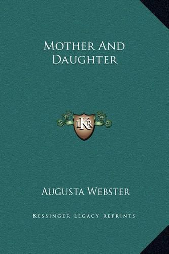 Cover image for Mother and Daughter