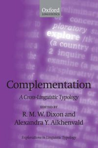 Cover image for Complementation: A Cross-Linguistic Typology
