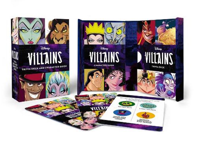 Cover image for Disney Villains Trivia Deck and Character Guide