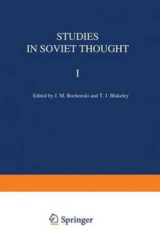 Cover image for Studies in Soviet Thought