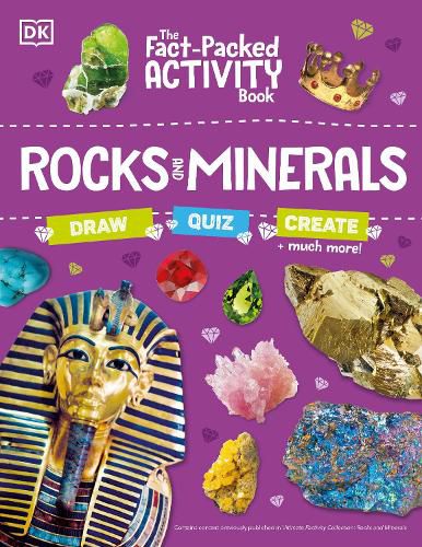 Cover image for The Fact-Packed Activity Book: Rocks and Minerals: With More Than 50 Activities, Puzzles, and More!