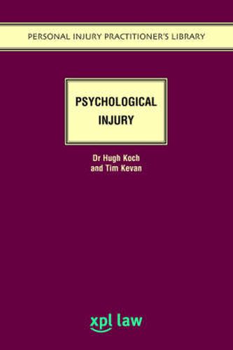 Cover image for Psychological Injury