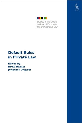Cover image for Default Rules in Private Law