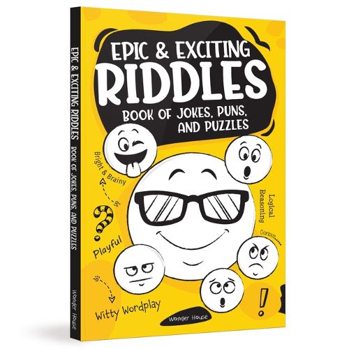 Cover image for Epic and Exciting Riddles Book of Jokes, Puns, and Puzzles (Edition1)