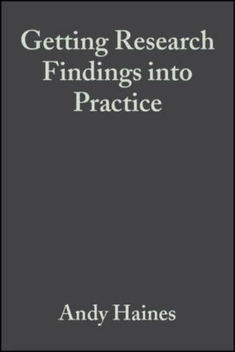 Cover image for Getting Research Findings into Practice