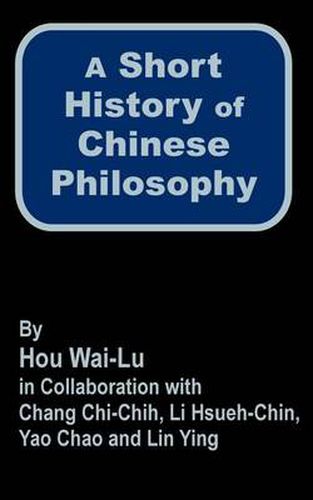 Cover image for A Short History of Chinese Philosophy