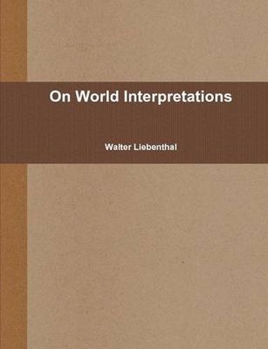 Cover image for On World Interpretations