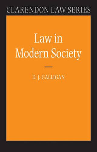 Cover image for Law in Modern Society