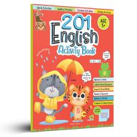 Cover image for 201 English Activity Book - Fun Activities and Grammar Exercises for Children Alphabet & Words, Rhyming & Opposites