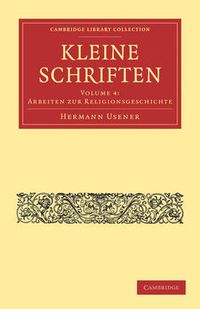 Cover image for Kleine Schriften