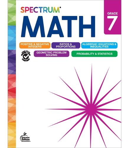 Cover image for Spectrum Math Workbook, Grade 7