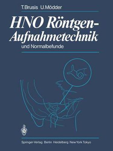 Cover image for HNO Rontgen-Aufnahmetechnik und Normalbefunde