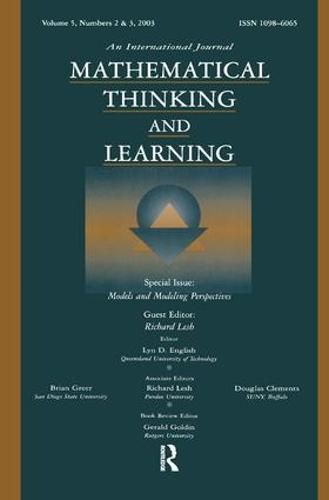 Cover image for Models and Modeling Perspectives: A Special Double Issue of mathematical Thinking and Learning